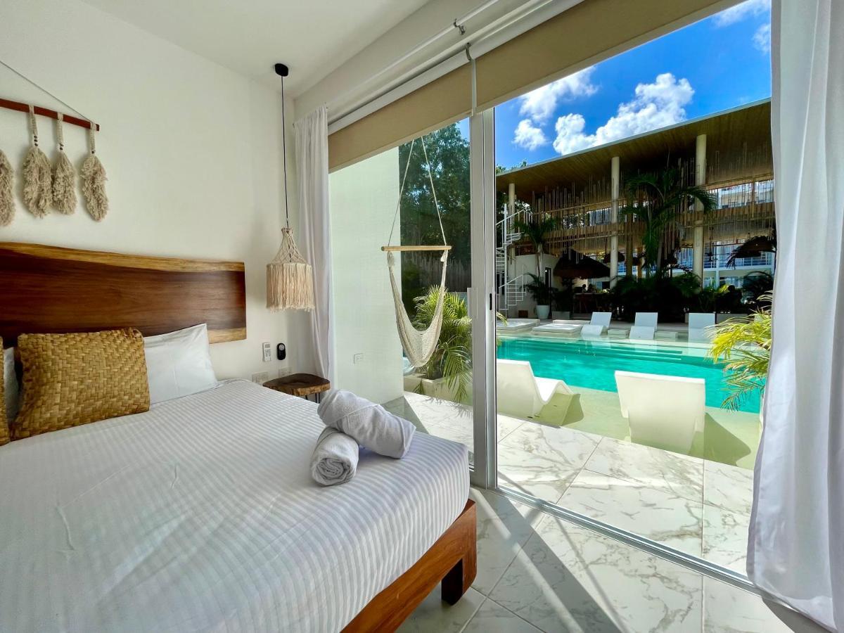Beautiful Swim-Up Studio With Private Terrace, Pool And Jungle Gym Tulum Dış mekan fotoğraf