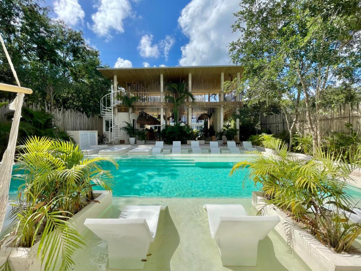 Beautiful Swim-Up Studio With Private Terrace, Pool And Jungle Gym Tulum Dış mekan fotoğraf