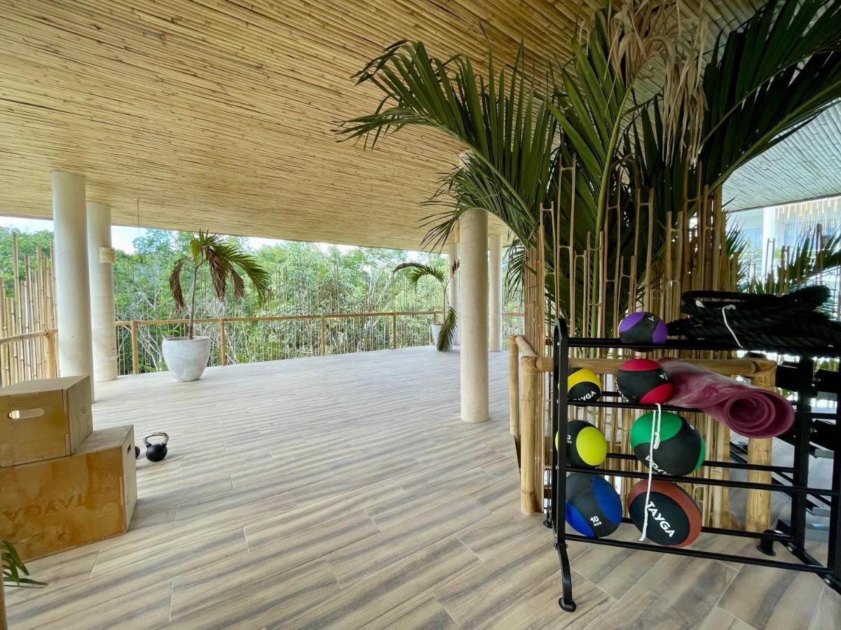 Beautiful Swim-Up Studio With Private Terrace, Pool And Jungle Gym Tulum Dış mekan fotoğraf
