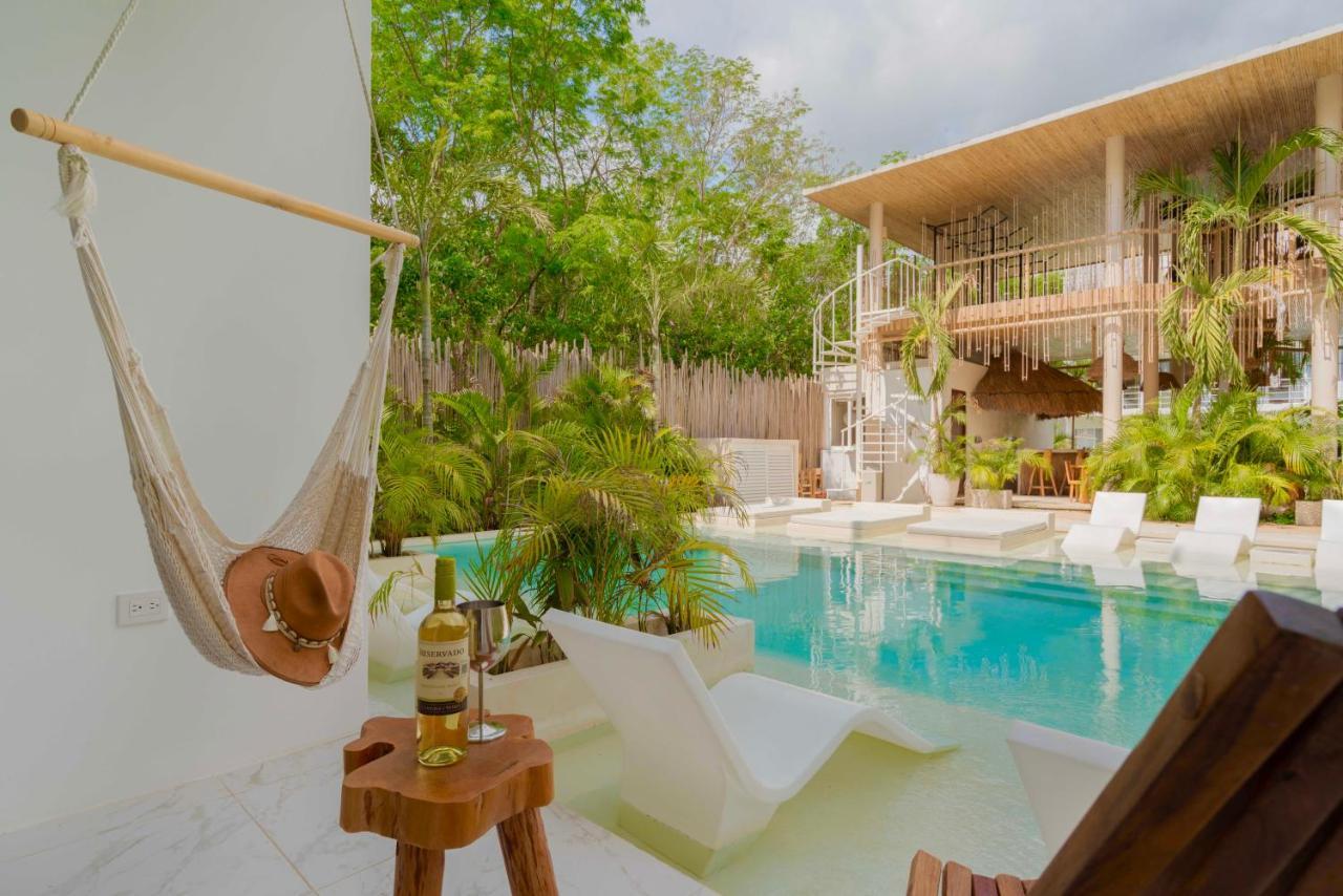Beautiful Swim-Up Studio With Private Terrace, Pool And Jungle Gym Tulum Dış mekan fotoğraf